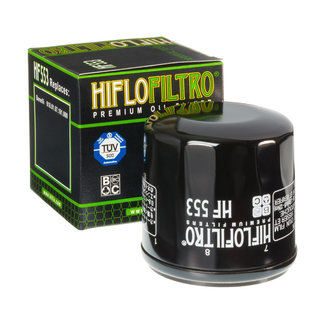 Hiflo Filtro Oliefilter HF553 zwart Benelli Hiflo Filtro Oliefilter HF553 zwart Benelli