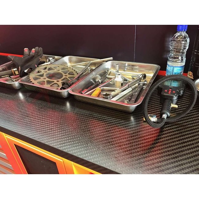 Extreme Components Twill Carbon Fiber cover for tool boxes 1500x520mm (predisposition led)