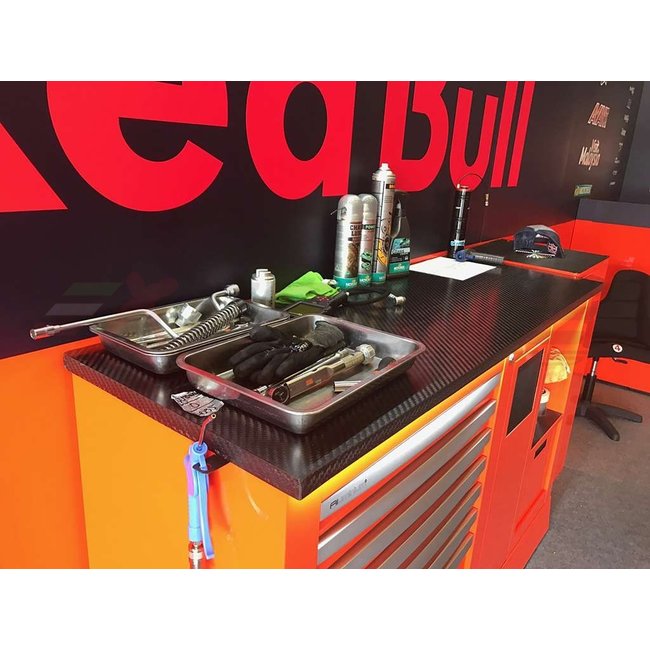 Extreme Components Twill Carbon Fiber cover for tool boxes 1500x520mm (predisposition led)