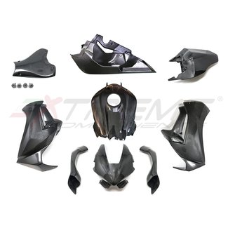 Extreme Components Racing bodywork/fairing: Front upper race fairing + side panels + lower race fairing + rear tail + tank cover + airbox inlet tube for Honda CBR 1000 RR (2017/2019)