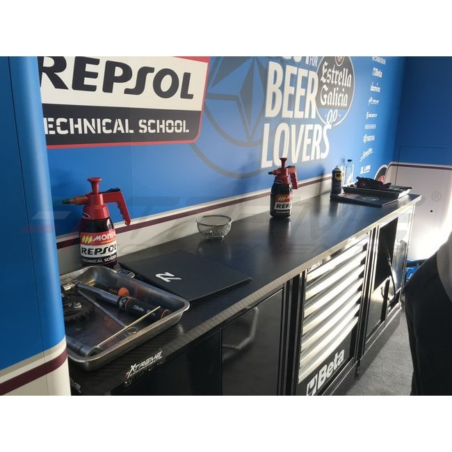 Extreme Components Twill Carbon Fiber cover for tool boxes 2420x520mm (predisposition led)