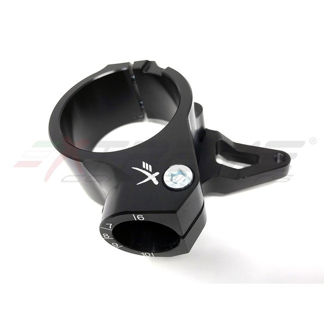 Extreme Components GP Handlebars 15mm offset with steering damper support - Diameter 53mm for Ducati Panigale V4 / S / R (2018/2021)