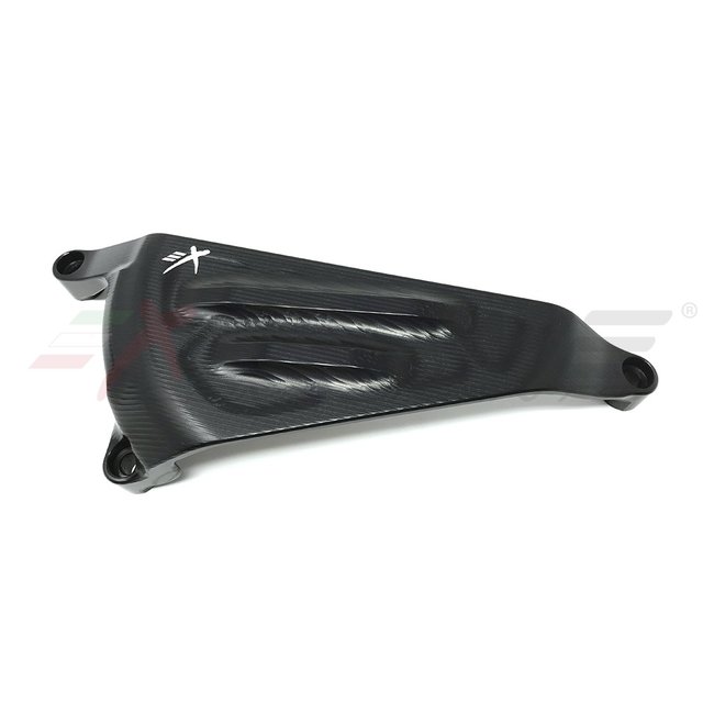 Extreme Components Engine protector in aluminium fully whole billet with 3d machining 2 PIECE for Kawasaki Ninja 400 (2018/2021) (alternator + clutch)