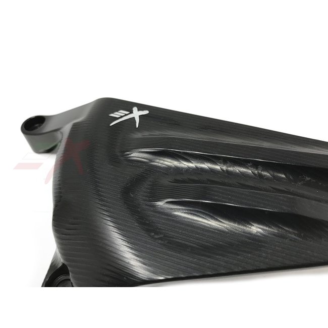 Extreme Components Engine protector in aluminium fully whole billet with 3d machining - alternator for Kawasaki Ninja 400 (2018/2021)