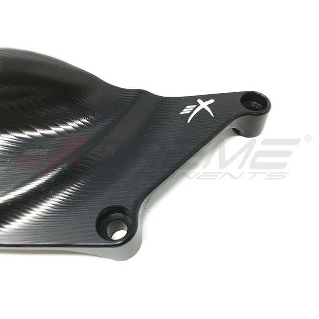Extreme Components Engine protector in aluminium fully whole billet with 3d machining - clutch for Kawasaki Ninja 400 (2018/2021)