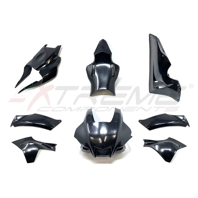 Extreme Components Racing bodywork/fairing: Front upper race fairing + side panels + lower race fairing + rear tail for Yamaha R1 / R1M (2020/2021)