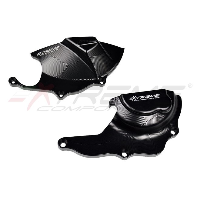 Extreme Components Engine protector in aluminium fully whole billet with 3d machining 2 PIECE for KTM Moto3 250 (2015/2021) (alternator + clutch)