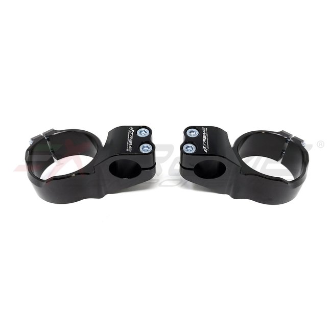 Extreme Components Advanced handlebars 40mm offset and 20mm raised with clips to close the triple clamp - Diameter 55mm for BMW S1000RR (2019/2021)