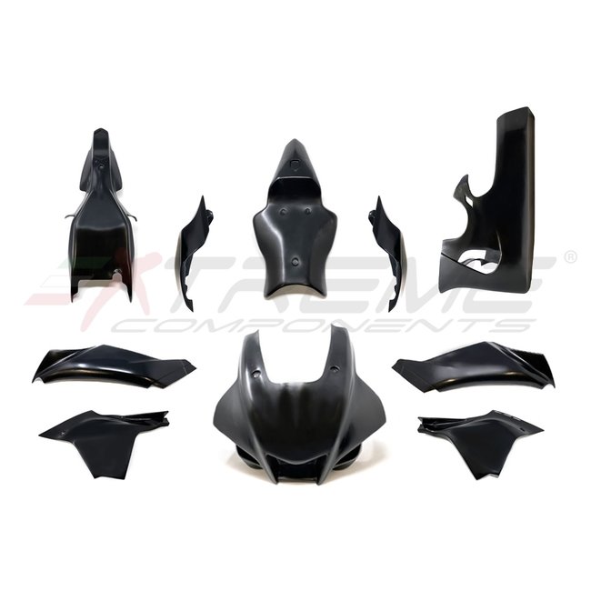 Extreme Components Racing bodywork/fairing: Front upper race fairing + side panels + lower race fairing + seat and seat lower plate for Yamaha R1 / M (2020/2021)