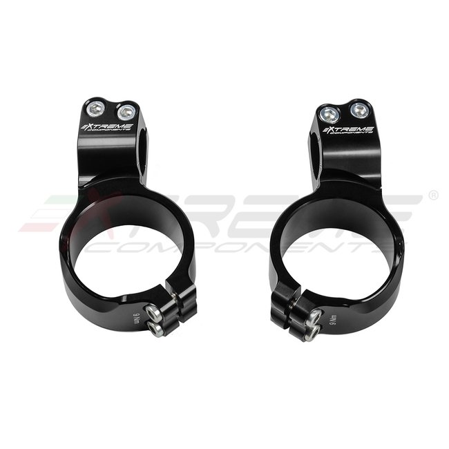 Extreme Components Advanced handlebars 40mm offset and 10mm raised with clips to close the triple clamp - Diameter 55mm for BMW S1000RR (2019/2021)