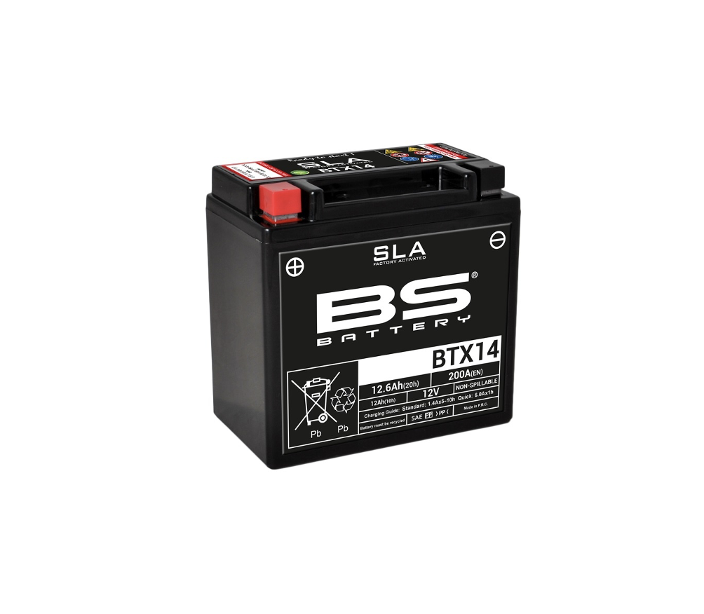 SSB LFP14AHQ-BS LITHIUM ULTRALITE Motorcycle BATTERY YTX9-BS