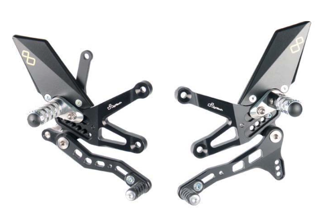 Kawasaki ZX10R 16 - 20 LighTech Rearsets / Footrest Kit