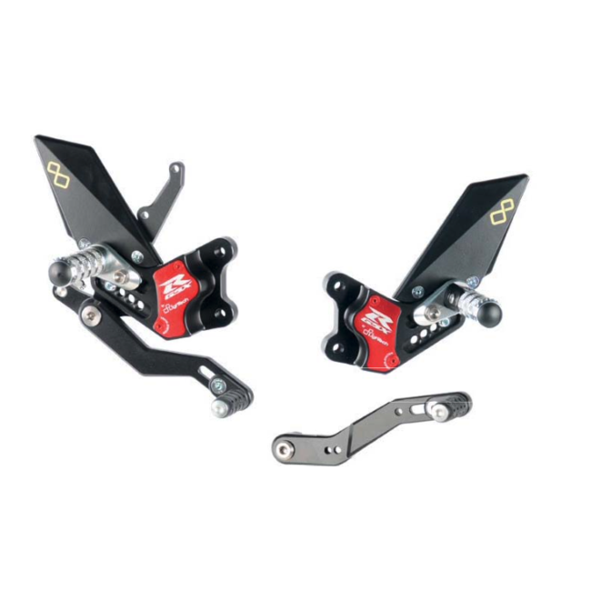 LighTech Suzuki GSX-R 600/750 11-17 Rearsets / Footrest Kit