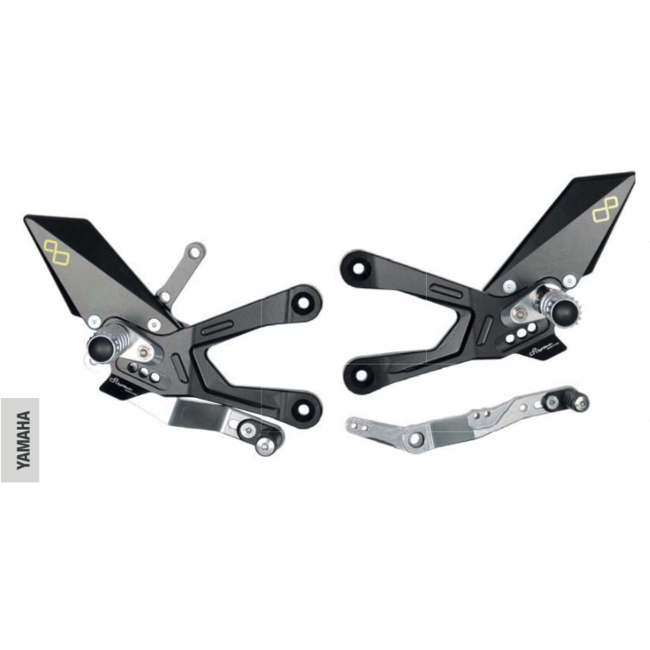 LighTech Yamaha R1 15-21 Rearsets / Footrest Kit