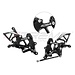 Extreme Components GP EVO rear sets kit  for Yamaha R3 (2015/2021) (standard and reverse shifting) with aluminium heel guard (black) (shift rod for quickshifter)
