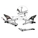 Extreme Components GP EVO rear sets kit for Yamaha R1 (2015/2022) (standard and reverse shifting) with carbon fiber heel guard (silver) (for OEM exhaust) Extreme Components GP EVO rear sets kit for Yamaha R1 (2015/2022) (standard and reverse shifting) with carbon fiber heel guard (silver) (for OEM exhaust)