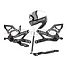 Extreme Components GP EVO rear sets kit for Honda CBR 1000 RR-R / SP (2020/2022) (reverse shifting) with aluminium heel guard (black)
