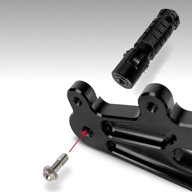 Bonamici Racing opklapbare voetsteunen voor Bonamici remschakelset