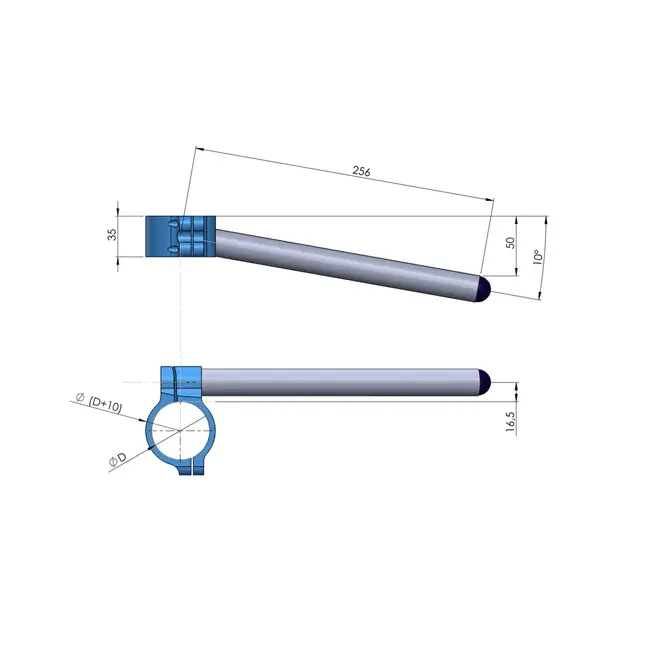 PP Tuning Clip-ons Sport