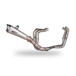 Spark RACING Full System: TITANIUM Voorbochten + KONIX Demper Aprilia RSV4/Tuono V4
