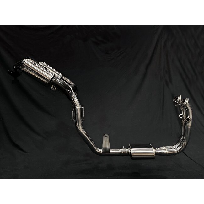 CFMoto 450SRS Hochgelegte Edelstahl Auspuffanlage