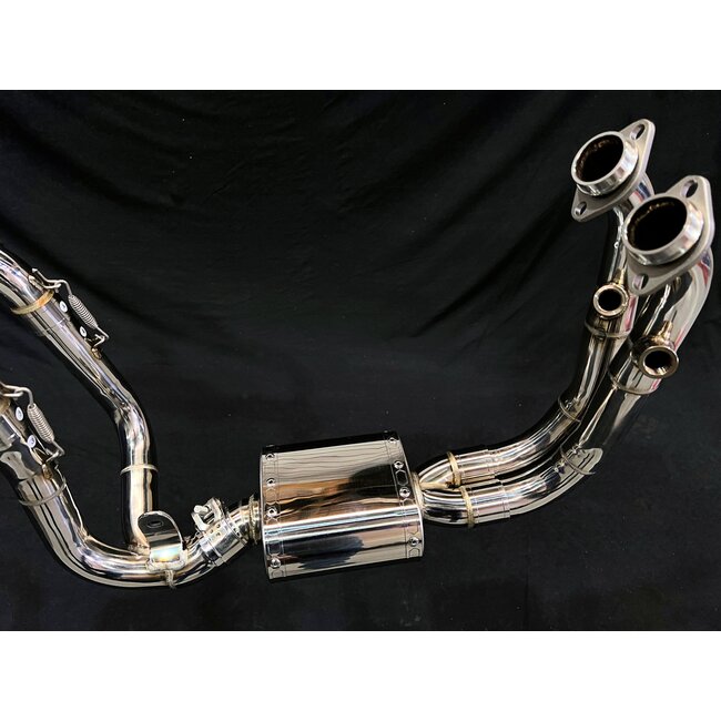 CFMoto 450SRS High-Mount Stainless Steel Exhaust System