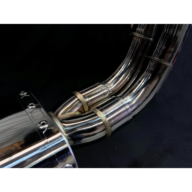 CFMoto 450SRS High-Mount Stainless Steel Exhaust System