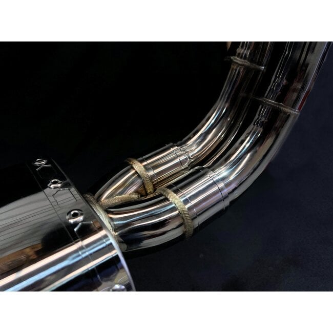 Vandemon Performance CFMoto 450SRS High-Mount Stainless Steel Exhaust System