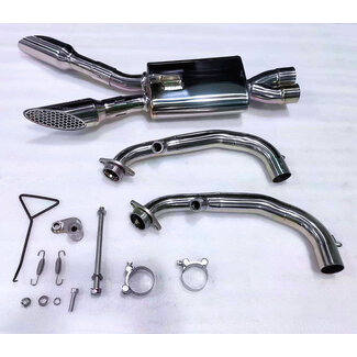 Vandemon Performance CFMoto 450SR/SS/SRS Low-Mount Stainless Exhaust