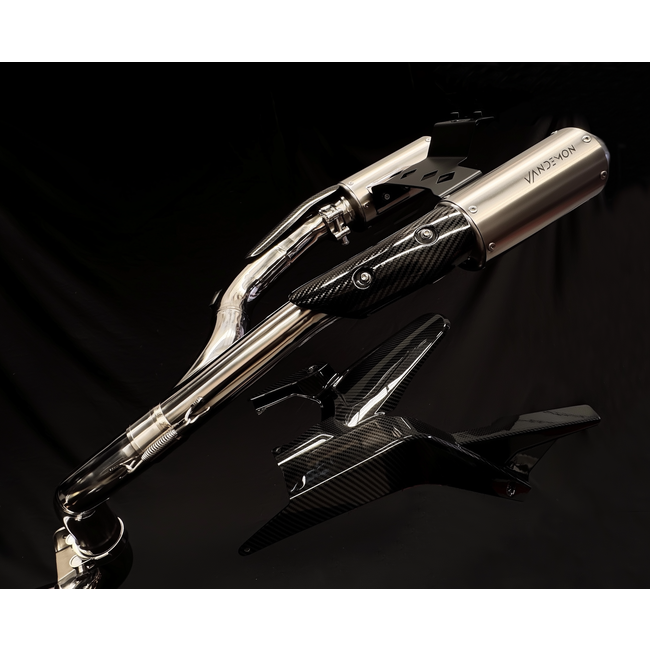 CFMoto 675SR-R / 675SR-S Hooggeplaatst Titanium Uitlaatsysteem