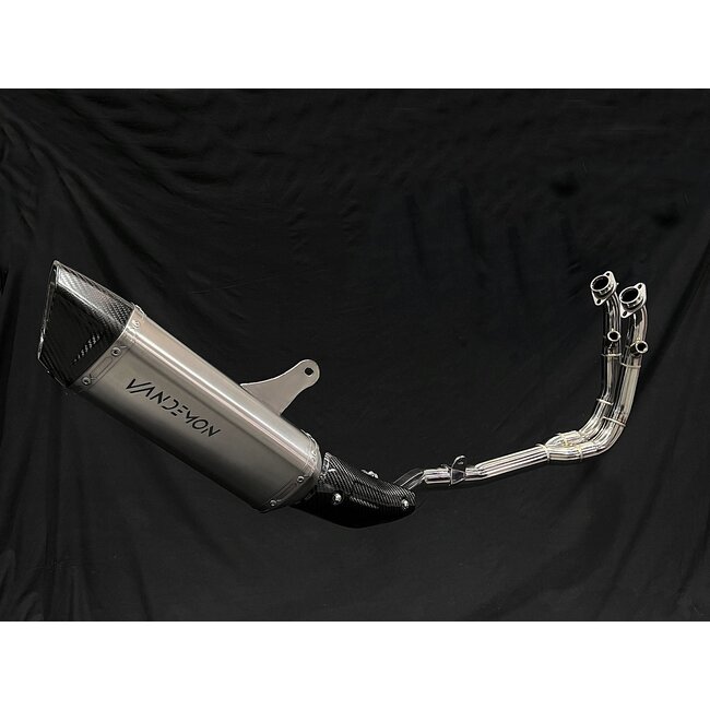 CFMoto 450SR Stainless Steel + Titanium Race Exhaust System