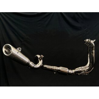 CFMoto 675SR-R/S/NK Slash-Cut Titanium Uitlaat