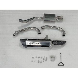 Vandemon Performance CFMoto 450NK Side-Mount Stainless Exhaust