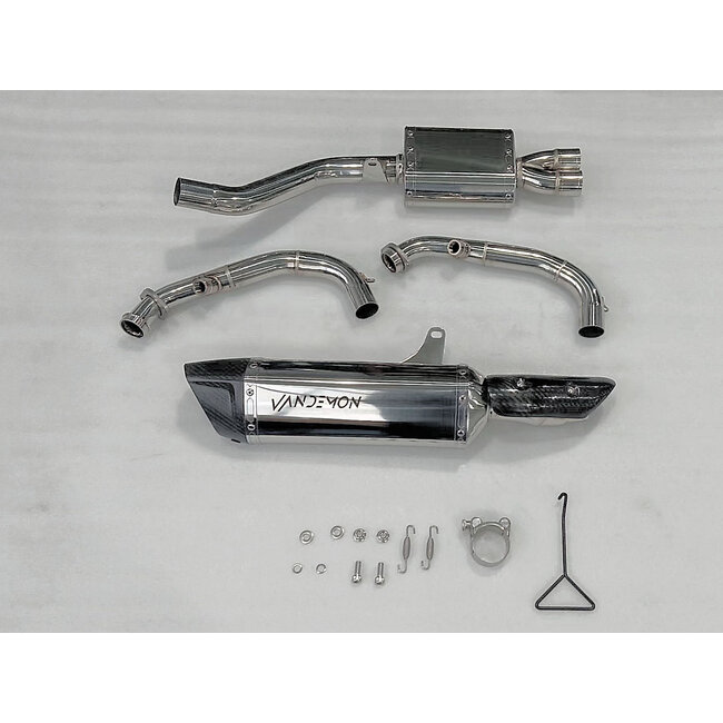 CFMoto 450NK Side-Mount Stainless Steel Exhaust System