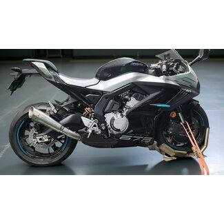 CFMoto 675SR-R/S/NK Side-Mount Titanium Exhaust