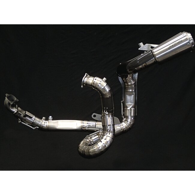 Ducati Panigale V2 High-Mount Full Titanium Exhaust System 2020–2024