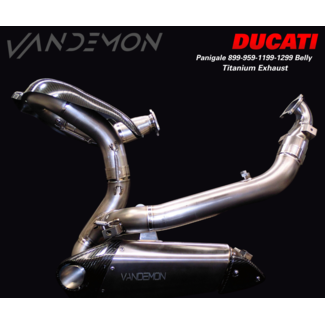 Ducati Panigale 899 / 959 / 1199 / 1299 SP/R Down Under Titan Auspuffanlage 2011–2018