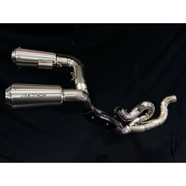 Ducati Panigale V4 / Streetfighter V4 Hooggeplaatst Titanium Slip-On Uitlaatsysteem