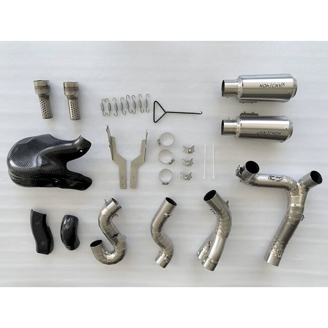 Ducati Panigale V4 / Streetfighter V4 High-Mount Titanium Slip-On Exhaust System