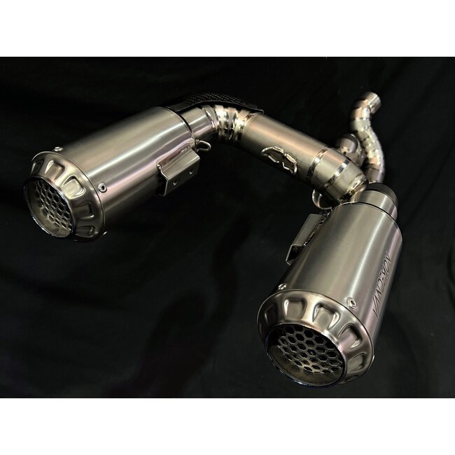 Ducati Panigale V4 / Streetfighter V4 High-Mount Titanium Slip-On Exhaust System