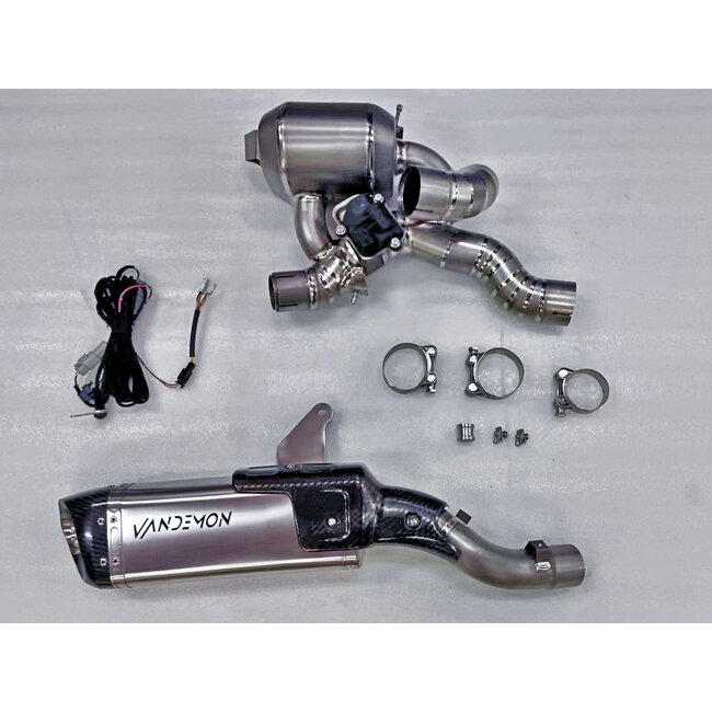 Ducati Multistrada V4 Stealth Titanium Slip-On Exhaust System