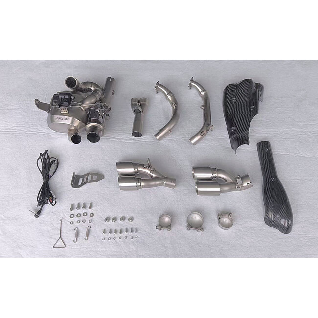 Ducati Diavel V4 Quattro Bimodal Stealth Titanium Uitlaatsysteem 2023–2024