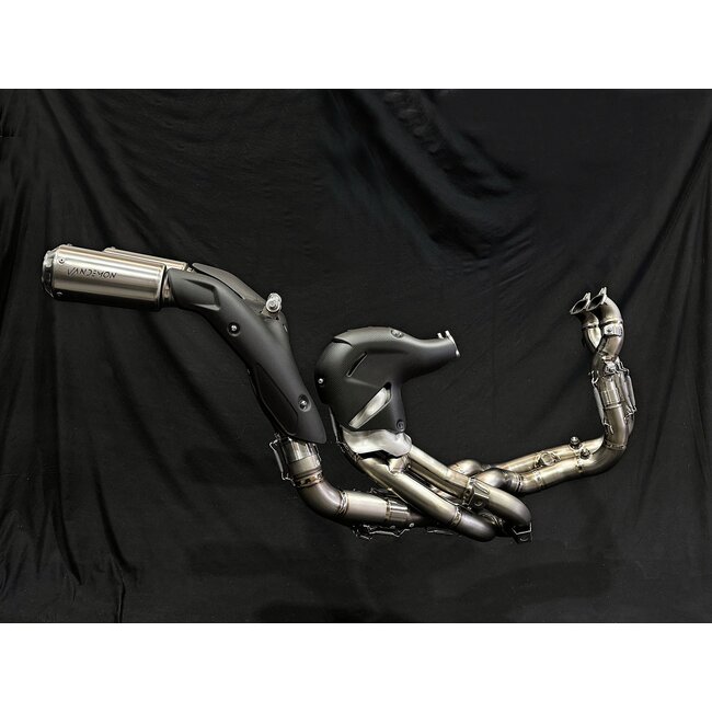 Ducati Panigale V4 / Streetfighter V4 Hooggeplaatst Volledig Titanium Uitlaatsysteem