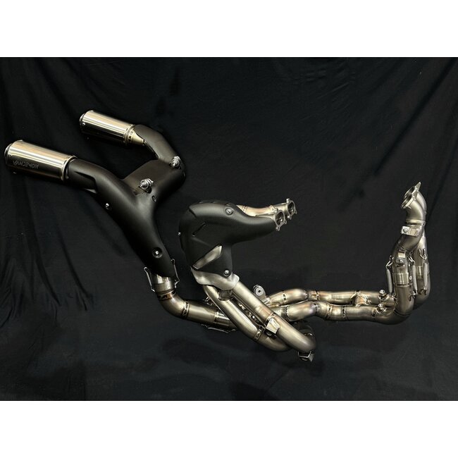Ducati Panigale V4 / Streetfighter V4 High-Mount Full Titanium Exhaust System