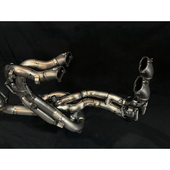 Ducati Panigale V4 / Streetfighter V4 Hooggeplaatst Volledig Titanium Uitlaatsysteem