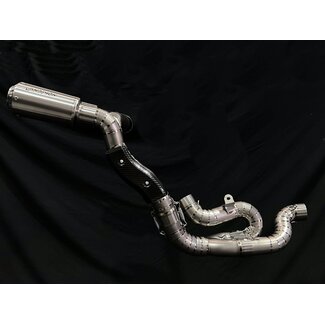 Ducati Panigale/Streetfighter V4 Hooggeplaatste Titanium 3/4 Slip-On