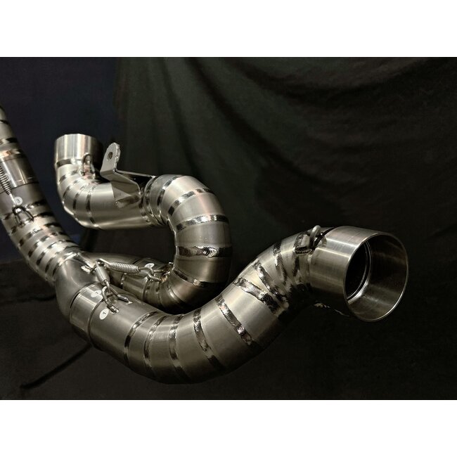 Ducati Panigale V4 / Streetfighter V4 Hooggeplaatst Titanium 3/4 Slip-On Uitlaatsysteem 2023–2024