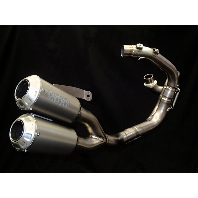 Vandemon Performance Ducati Scrambler 803 Desert Sled Vandemon Titan Komplett-Auspuffanlage 2015–2020