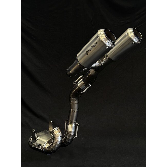 Ducati Panigale V2 / Streetfighter V2 955 Vandemon High Mount Titanium Slip-On Dempers