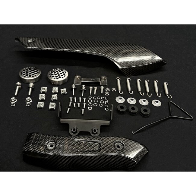 Ducati Panigale V2 / Streetfighter V2 955 Vandemon High Mount Titanium Slip-On Dempers